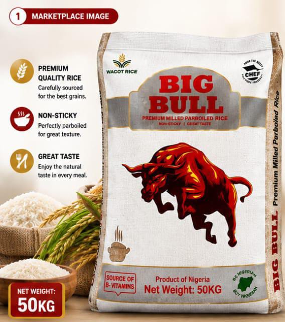 BIG BULL RICE 50KG