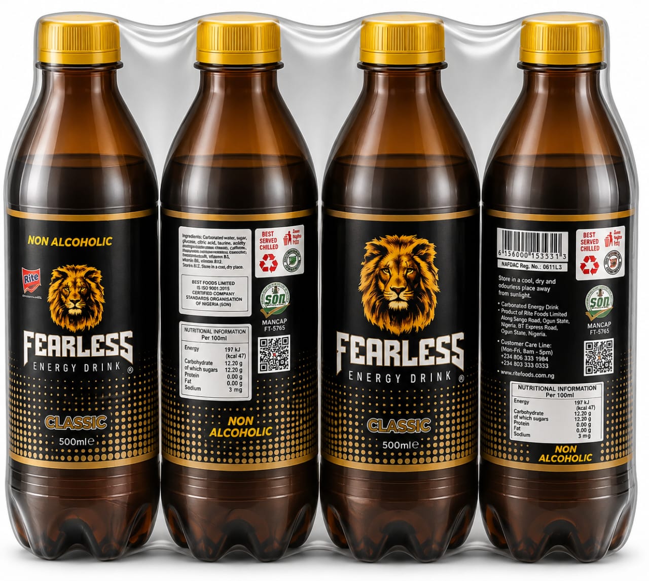 FEARLESS ENERGY DRINK 50CL